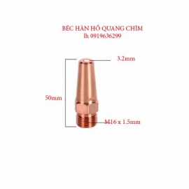 Béc hàn M16 x 3.2 x 50mm